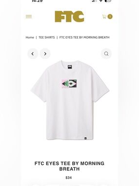 FTC EYES TEE BY MORNING BREATH